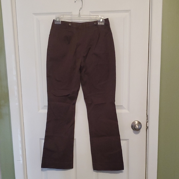 Petite Sophisticate Chocolate Trousers - Picture 3 of 4